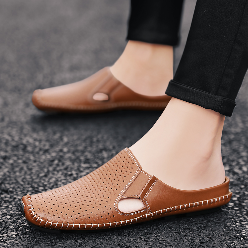 Half Slipper for Men Sandals 2 - Flip Flop Leather Men incelemesi ve fiyatı