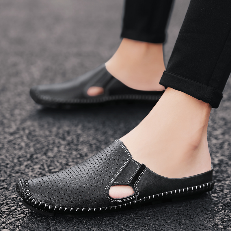 Half Slipper for Men Sandals 2 - Flip Flop Leather Men incelemesi ve fiyatı